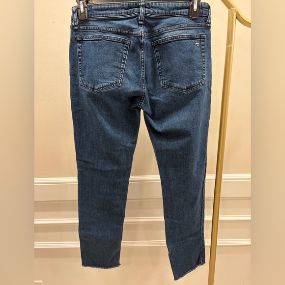 rag & bone Dre Low Rise Slim Boyfriend Women's Blue Jeans Size 26 - Picture 3 of 13